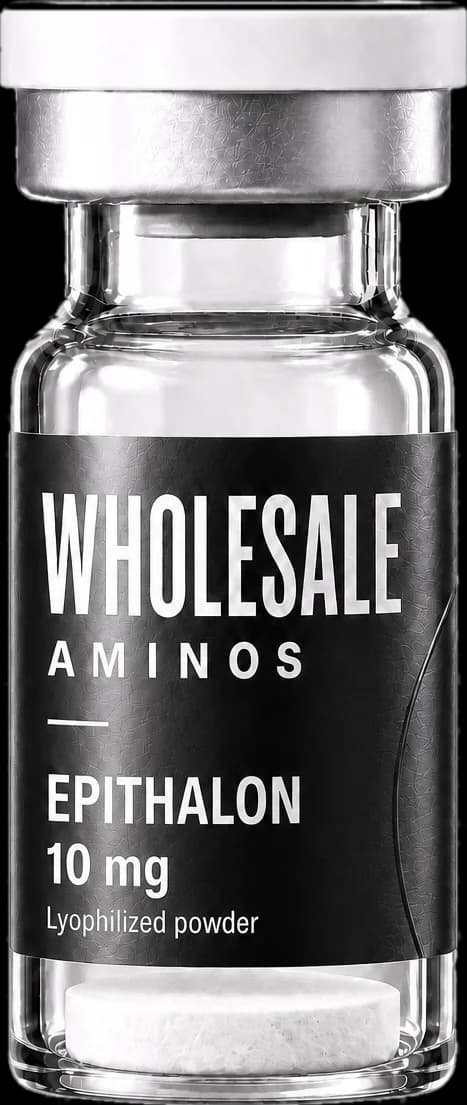 Epithalon in a sealed vial of lyophilized powder